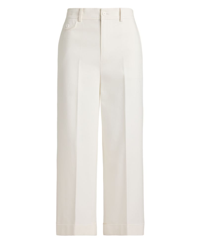 Petite Cropped Wide-Leg Pants