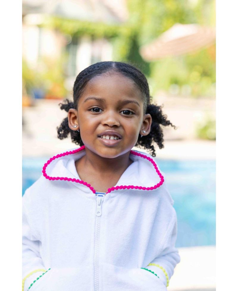 Big Girl Terry Hoodie With Pom