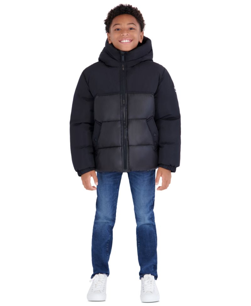 Boys' 5-16 Long-Sleeve Puffer Jacket