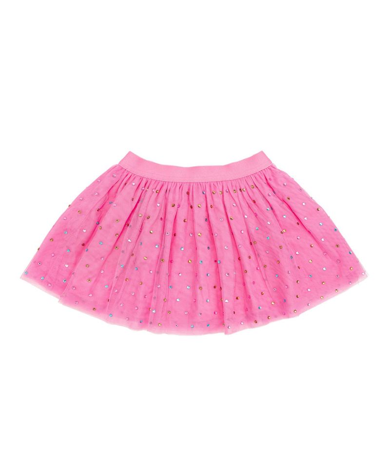 Little Girls Raspberry Rhinestone Tutu