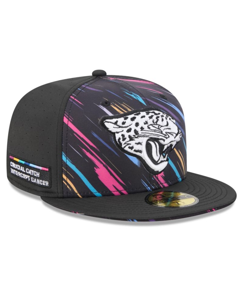 Men's Black Jacksonville Jaguars 2026 NFL Cruical Catch 59FIFTY Fitted Hat
