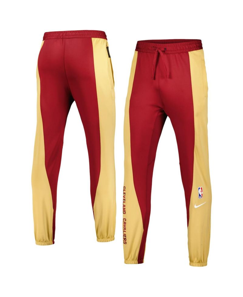 Men's Wine, Gold Cleveland Cavaliers 2023/24 Authentic Showtime Pants