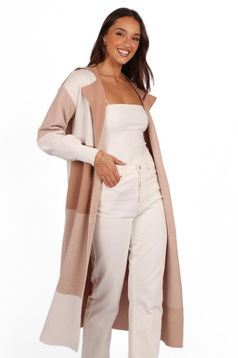Women's Kingston Large Check Long Cardigan