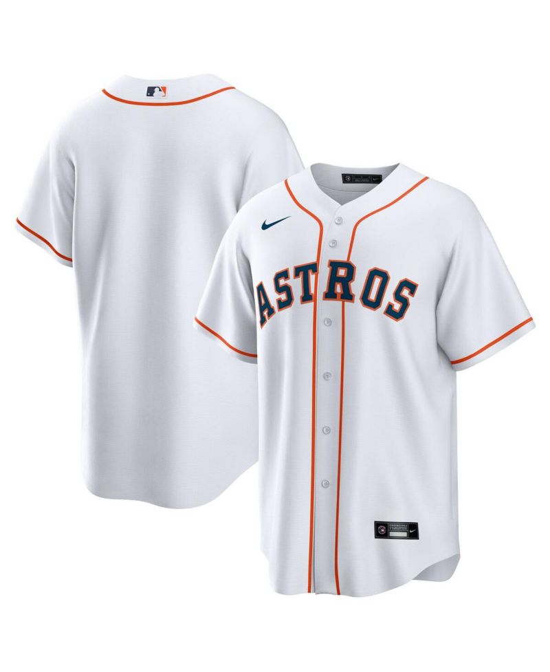 Men's White Houston Astros Home Big & Tall Replica Jersey