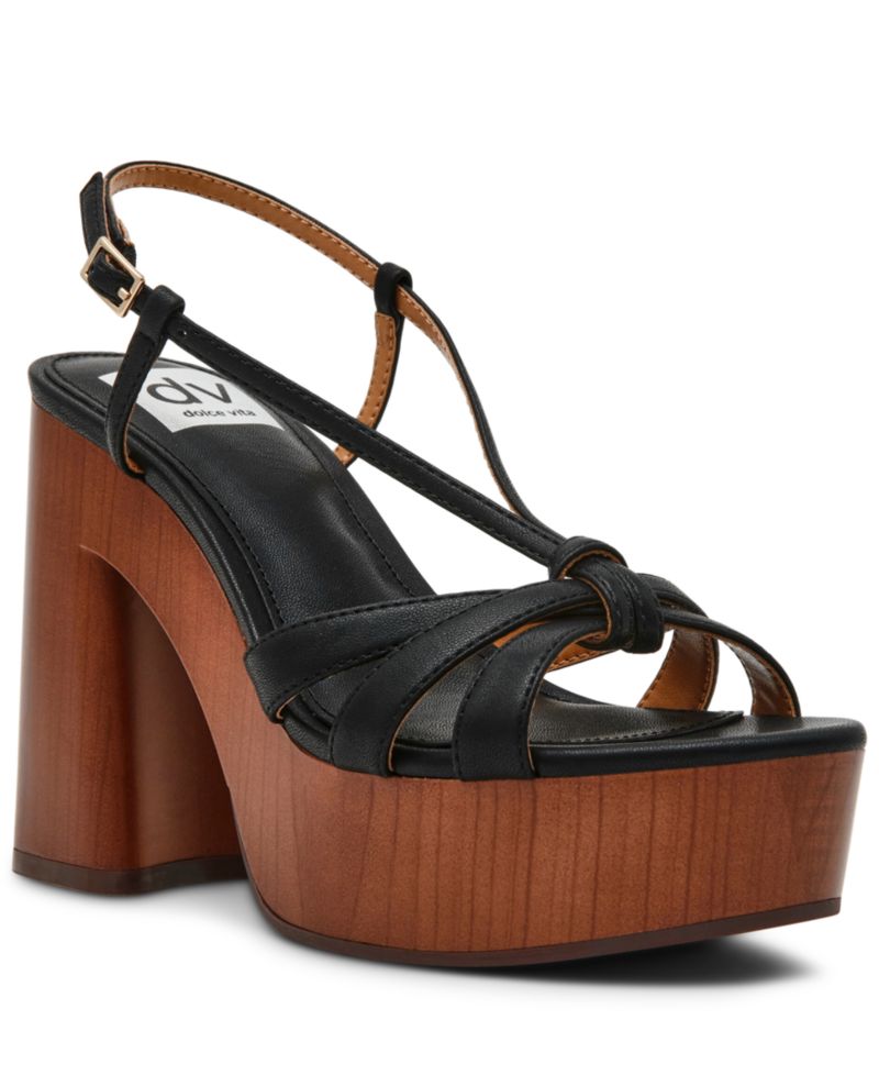Women's Willowmena Strappy Wooden Platform Dress Sandals