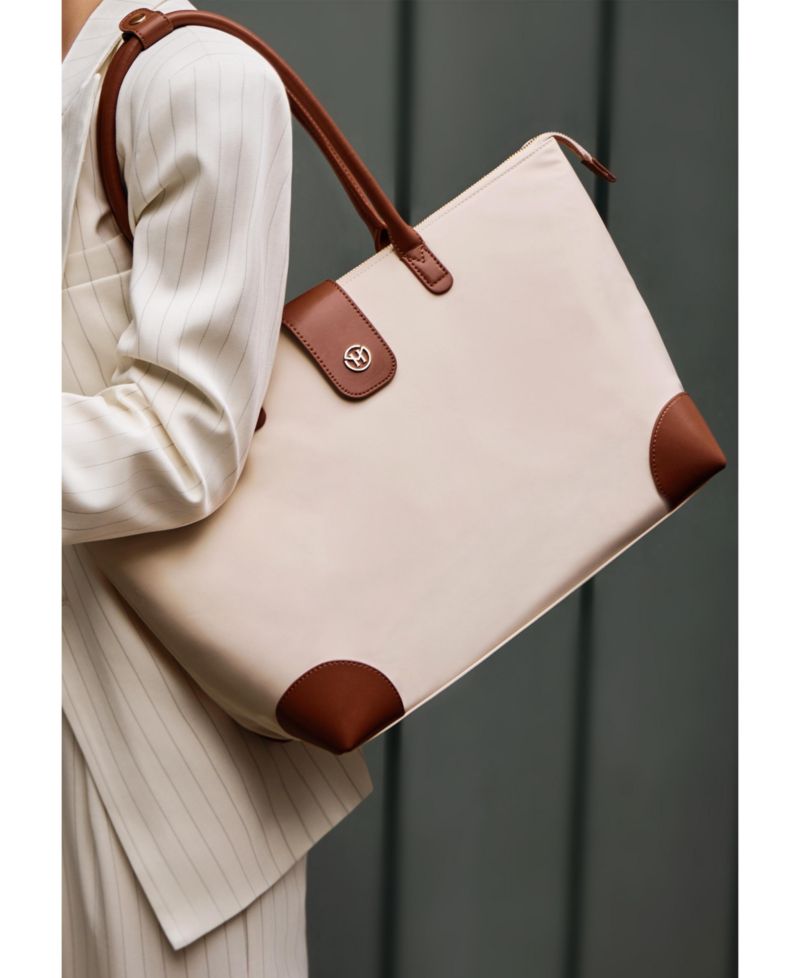 Women's Tote Nylon Top Zip Medium Lifestyle Bag - Bags for Women by Eve Victoria Hyde