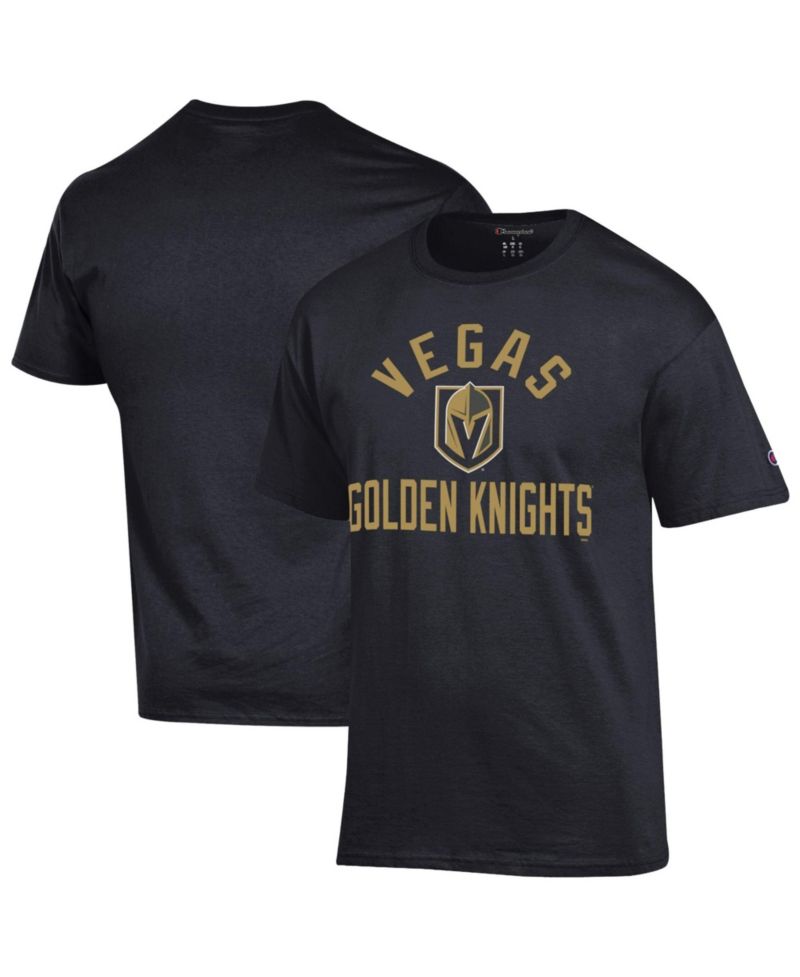 Men's Black Vegas Golden Knights Primary Logo Jersey T-Shirt