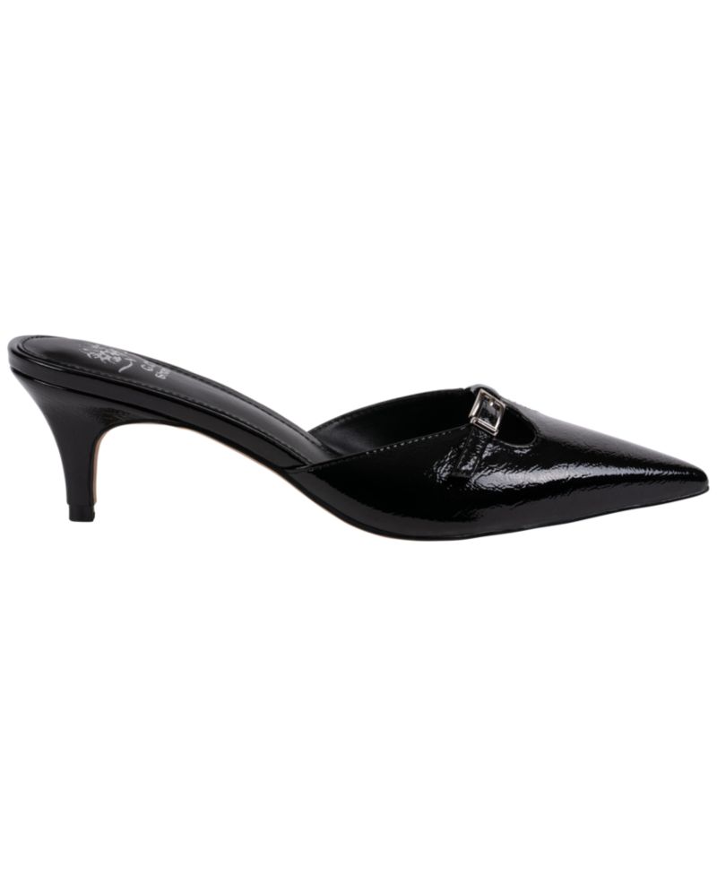 Womens Simone Kitten Heel Mule Pumps