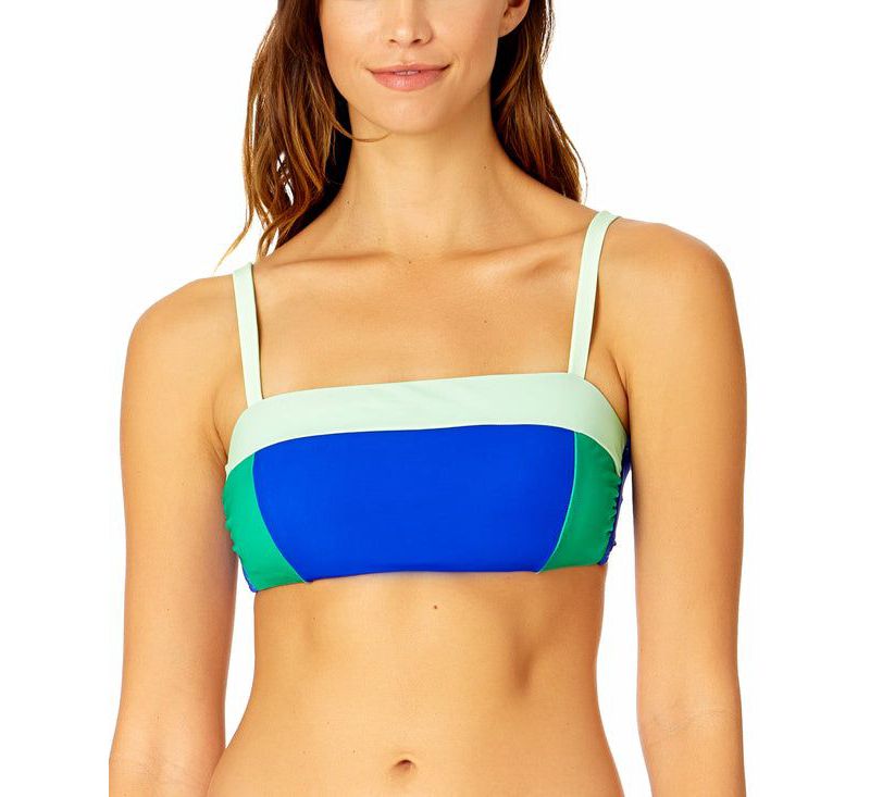 Women's Colorblock Bandeau Bra Swim Top