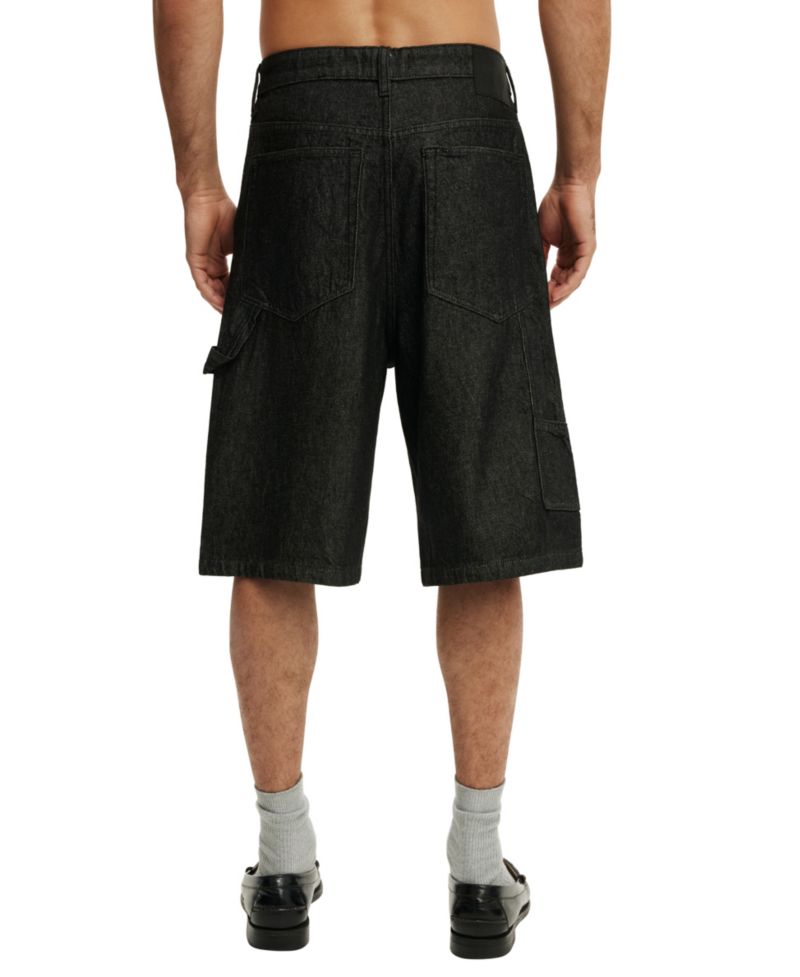Men's Super Baggy Denim Shorts, 13" Inseam