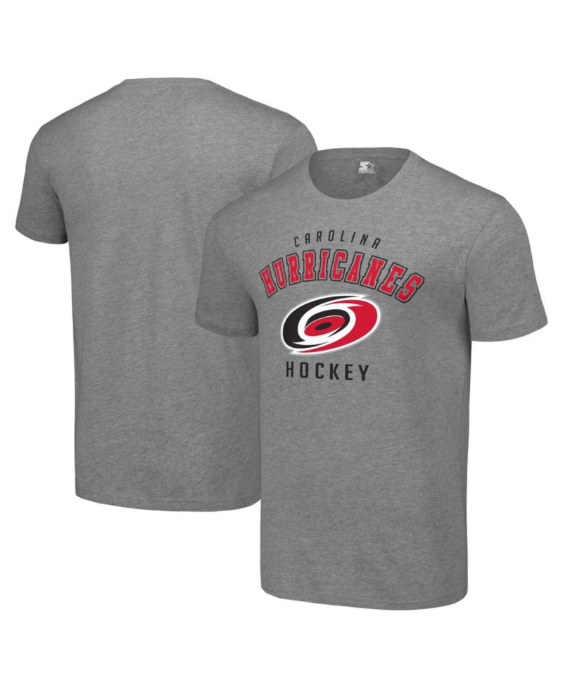 Men's Heather Gray Carolina Hurricanes Logo T-Shirt