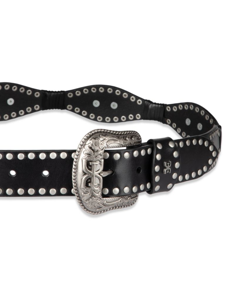 Women's Western Concho Scalloped Belt