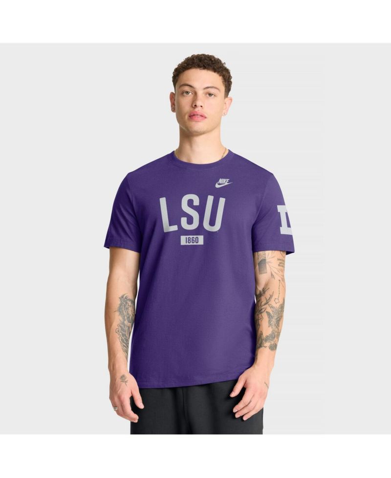 Men's Purple LSU Tigers Legacy Arch T-Shirt