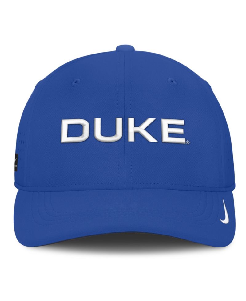 Men's Royal Duke Blue Devils Gameday Aerobill Swooshflex Dri-FIT Hat