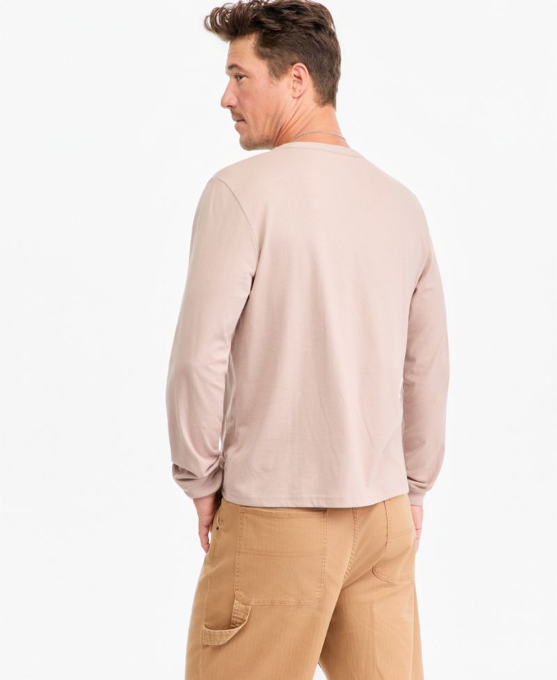 Men's Long-Sleeve Camp Smokey Cotton T-Shirt