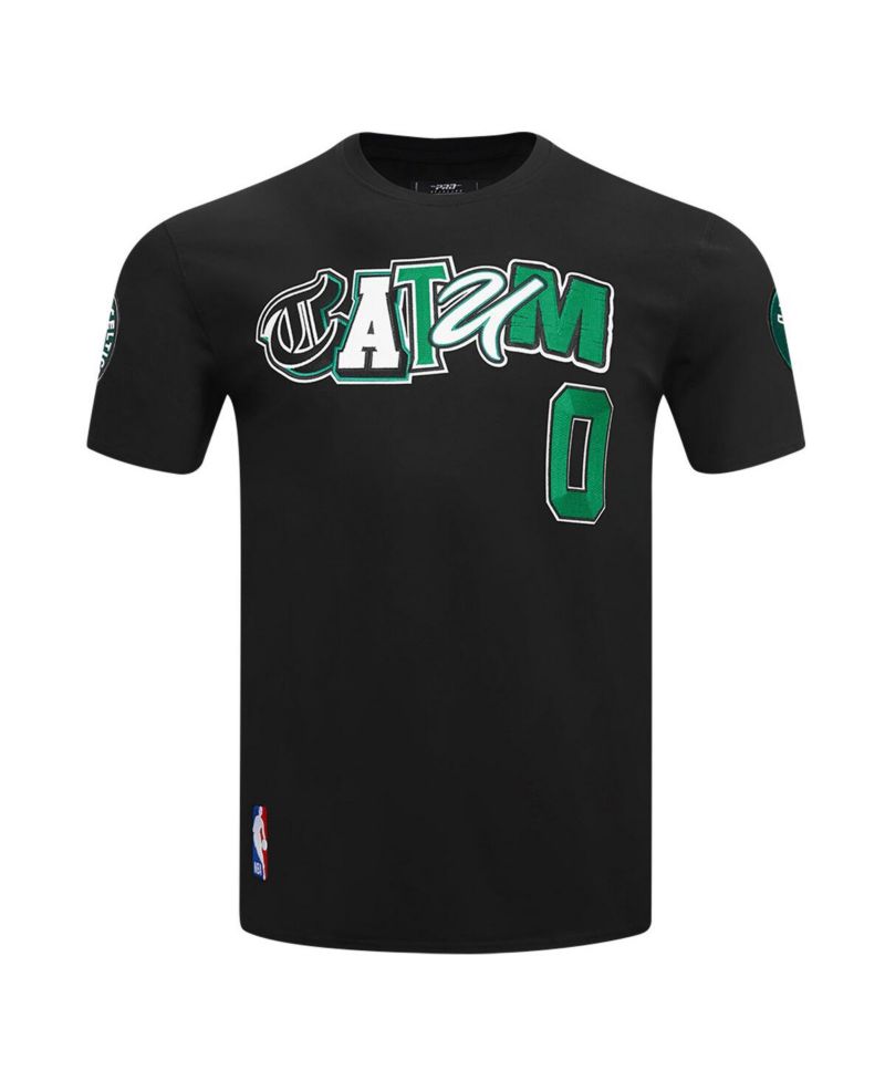 Men's Jayson Tatum Black Boston Celtics City Ransom T-Shirt