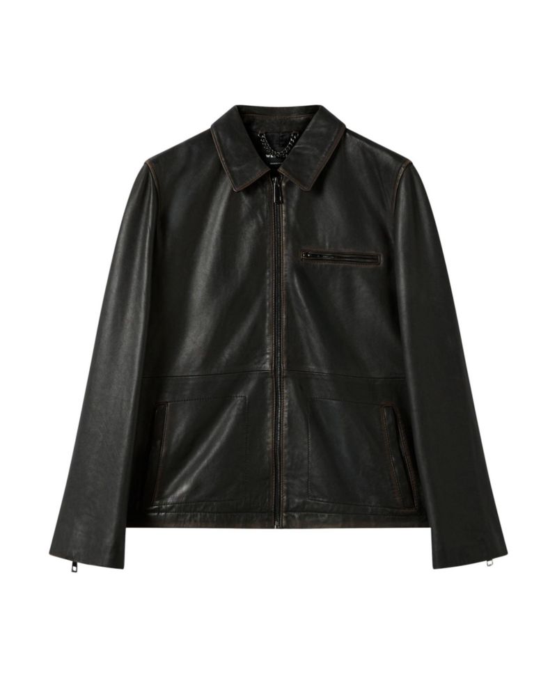 Women's Kate Burnished Leather Jacket