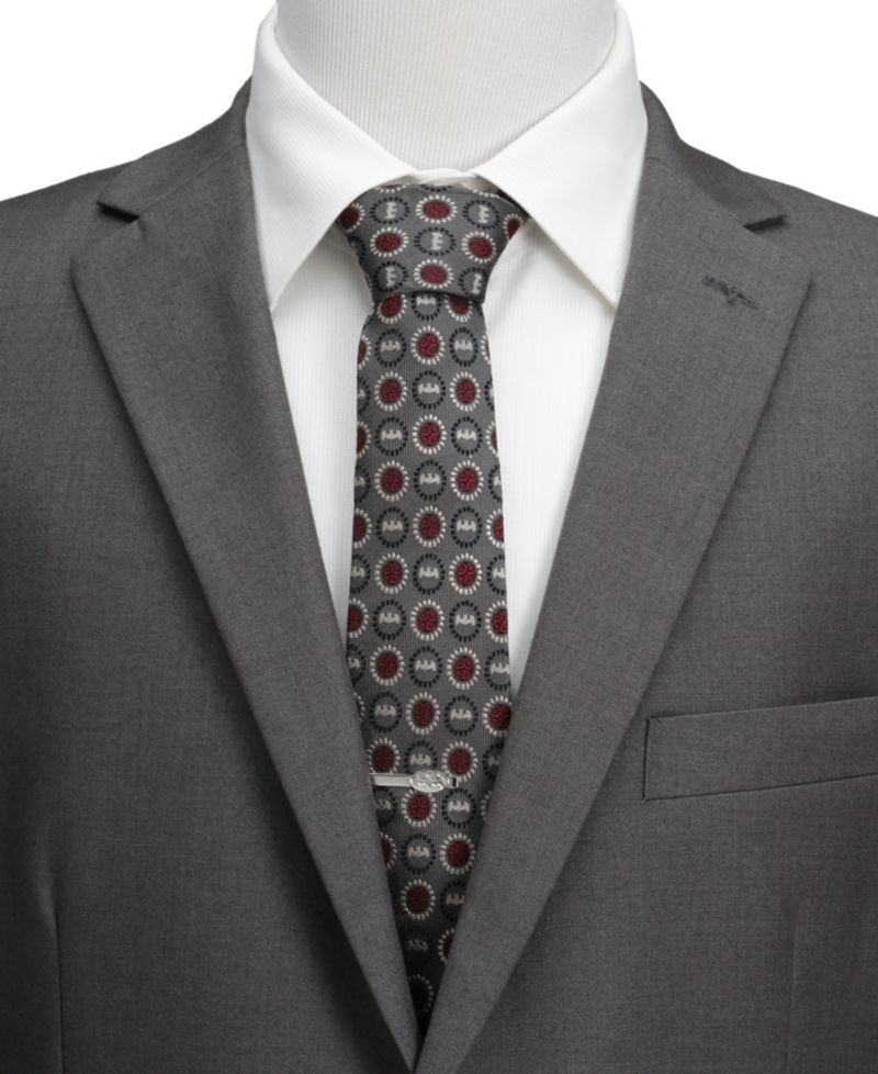 Men's Batman Medallion Symbol Silk Tie