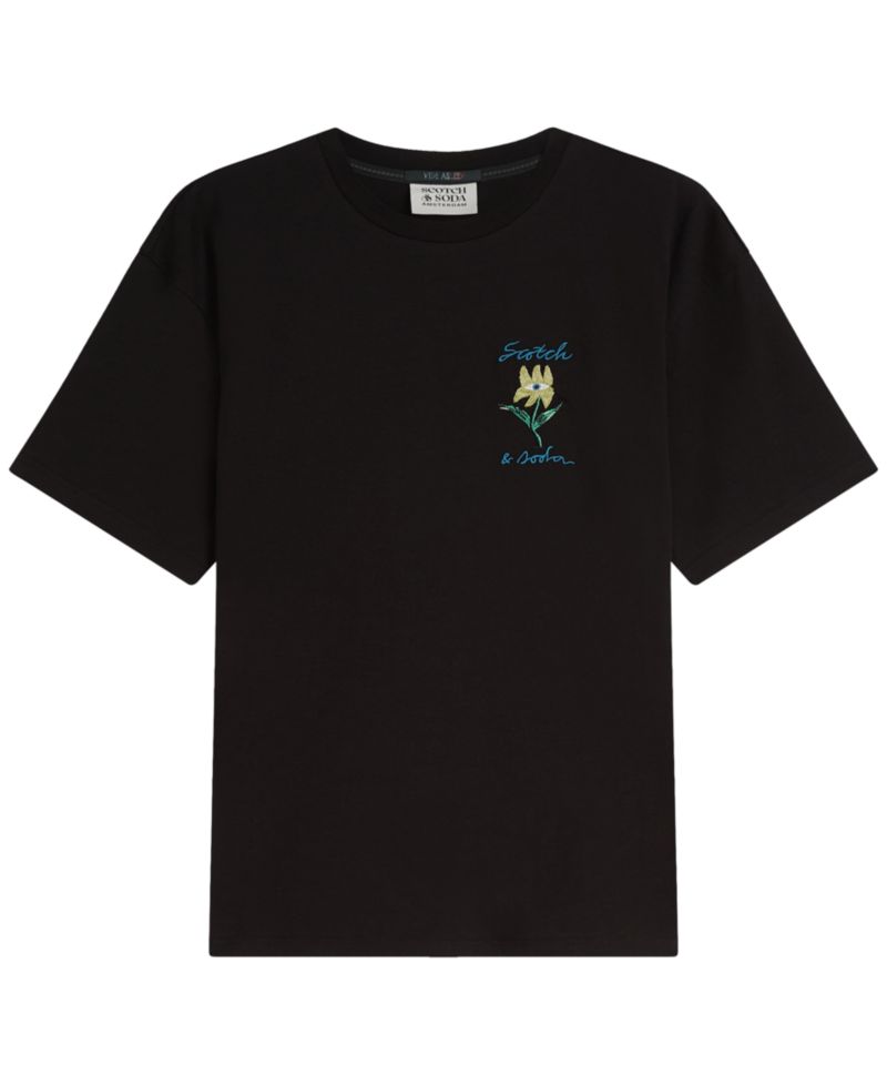 Men's Flower Artwork Regular-Fit T-Shirt