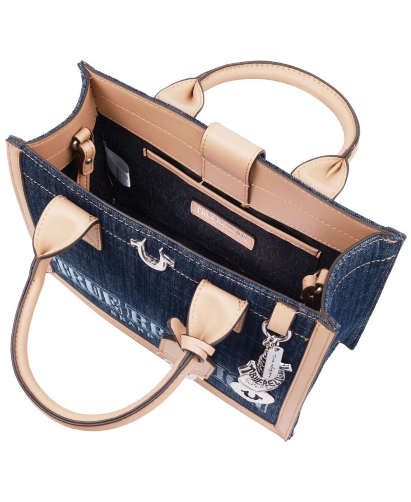 Bombe Logo Denim Tote