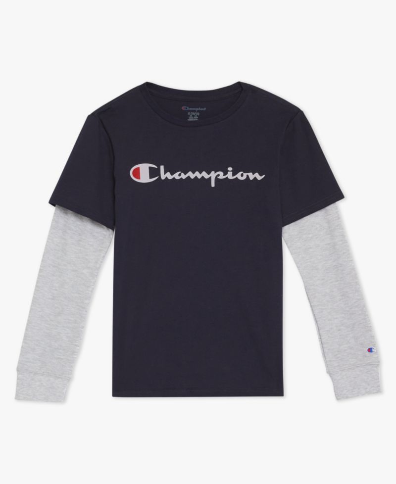 Boys' 8-20 Hangdown Long-Sleeve T-Shirt
