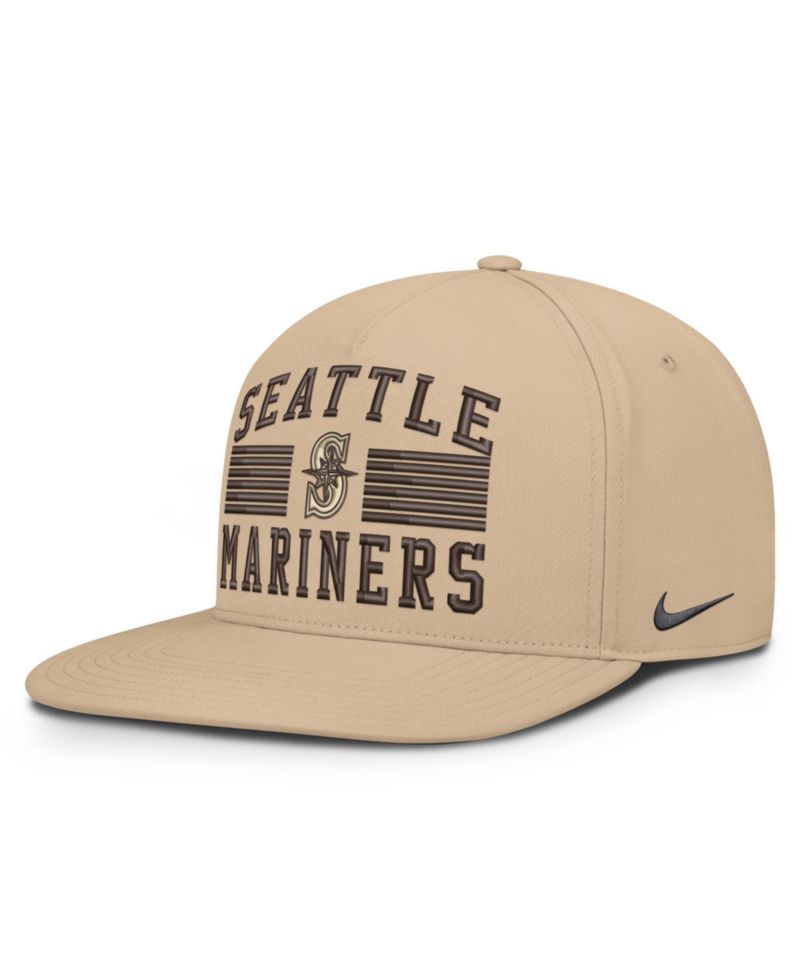 Men's Khaki Seattle Mariners Desert Pro AeroBill Dri-FIT Snapback Hat