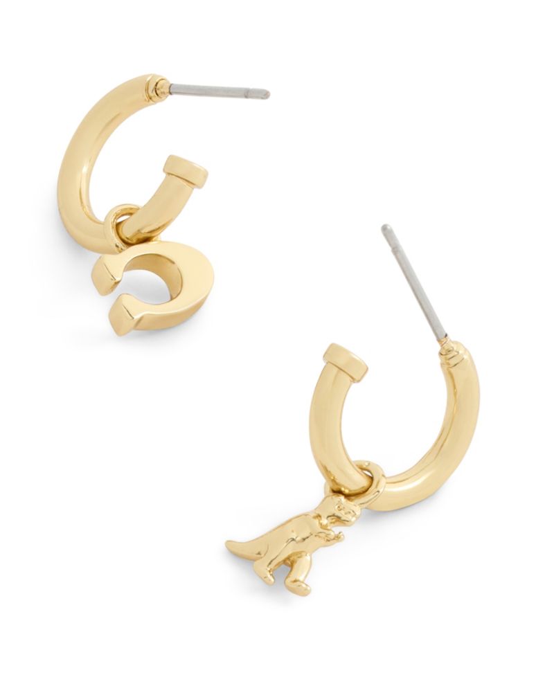Burgundy Signature C Rexy Mismatch Earrings