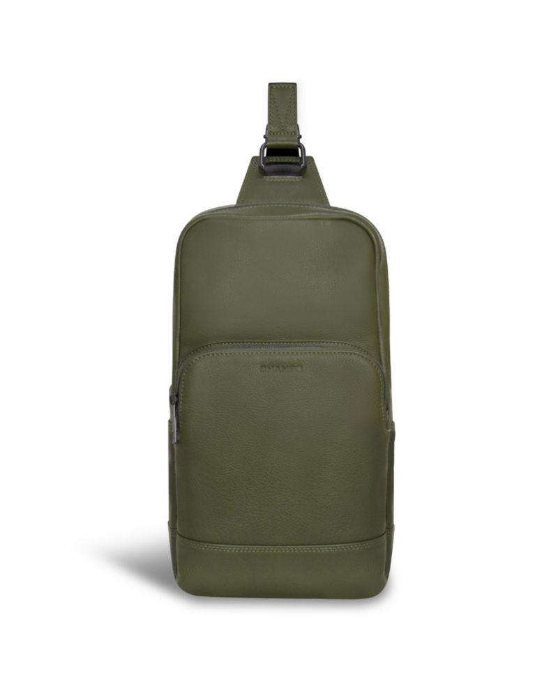 Onyx Leather Sling Bag