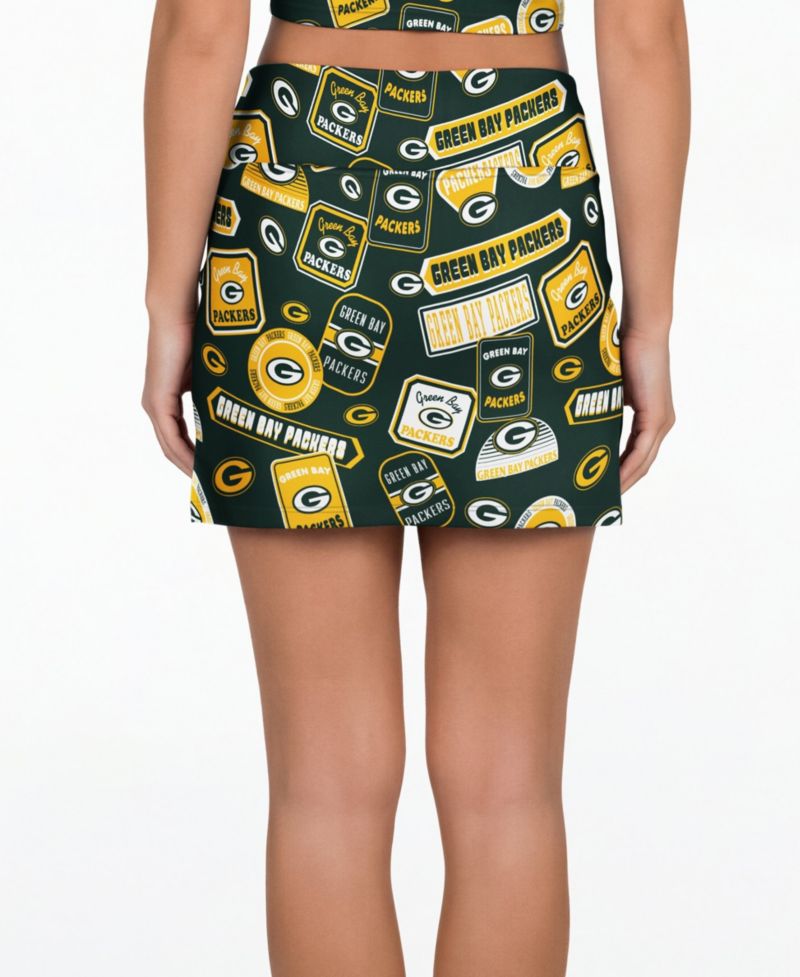 Women's Hunter Green Bay Packers Grady Sleep Skort
