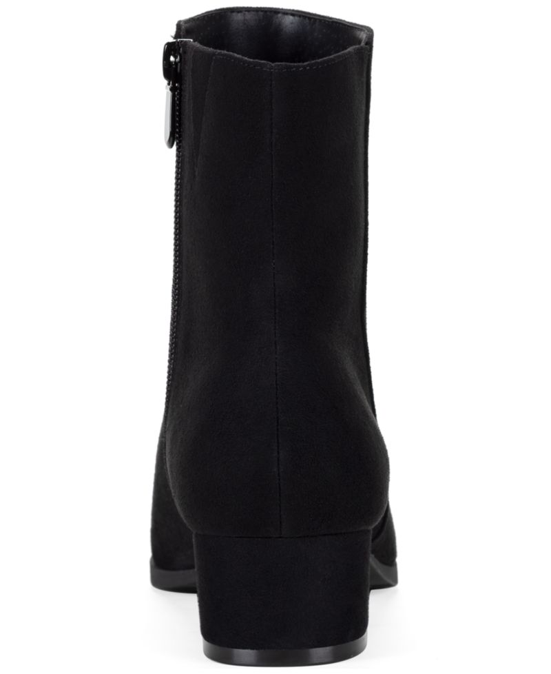 Women's Diamond Almond Toe Booties