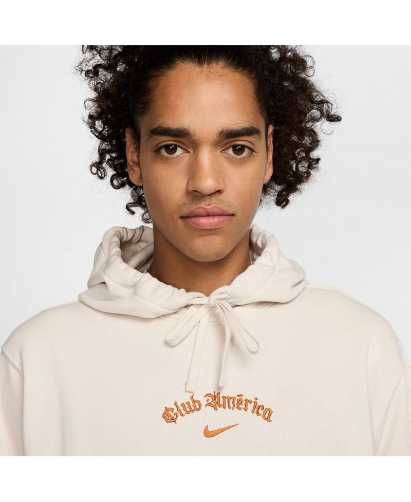 Men's Cream Club America CA x CA Club Fleece Pullover Hoodie
