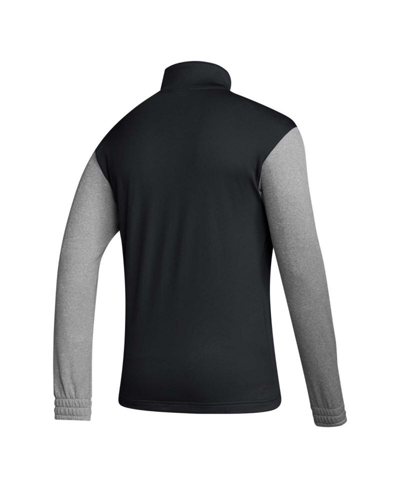 Men's Black Texas A&M Aggies Sideline AEROREADY Half-Zip Top