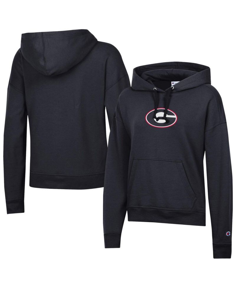 Women's Black Georgia Bulldogs Powerblend Fleece Hoodie