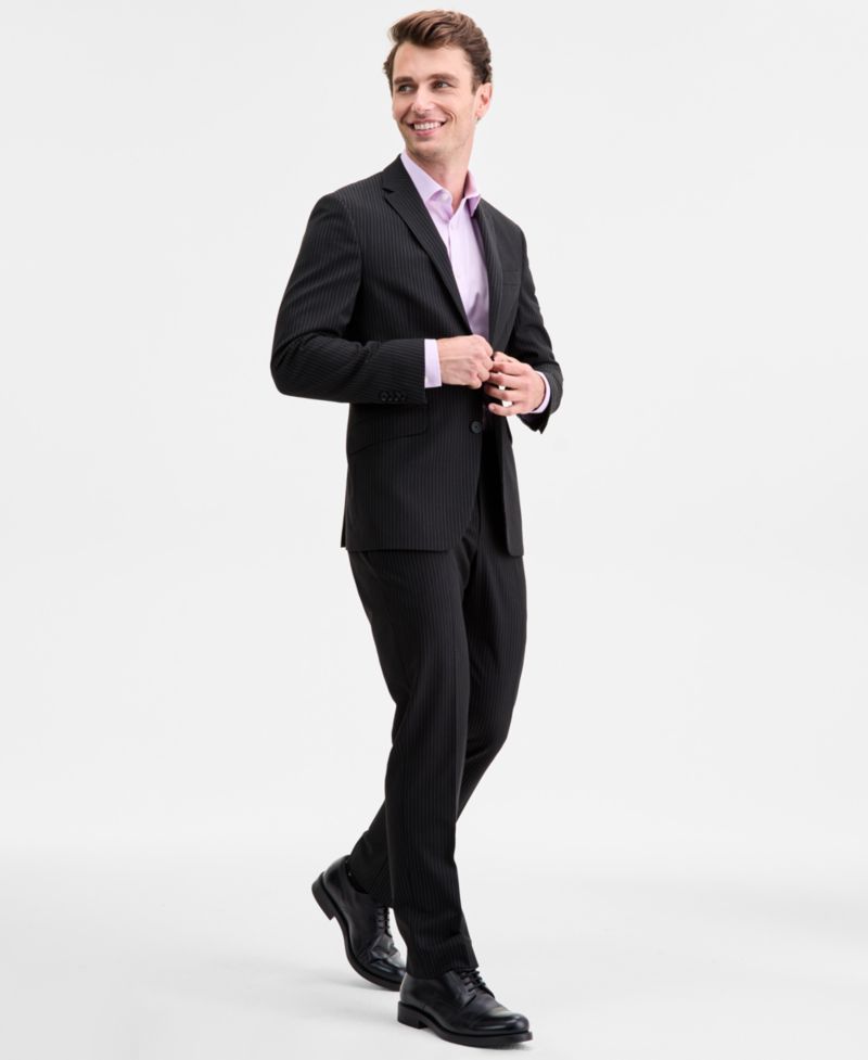 Men's Techni-Cole Slim-Fit Stretch Fall 2-Piece Suit