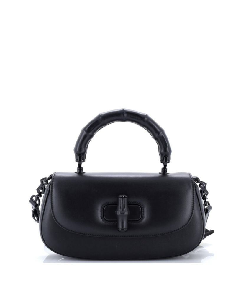 Medium Bamboo Diva Top Handle Bag Leather