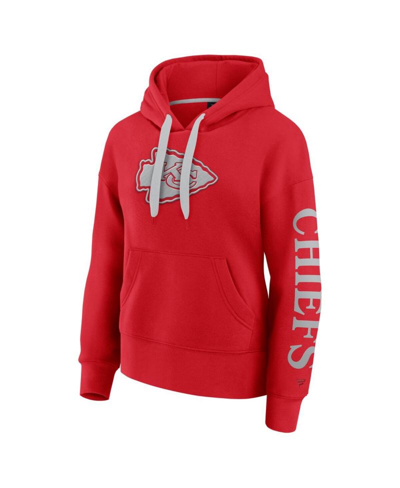 Women's Red Kansas City Chiefs Elements Next Pullover Hoodie