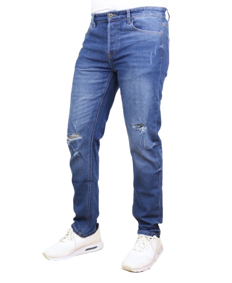 Men's Stretch Ripped Jeans