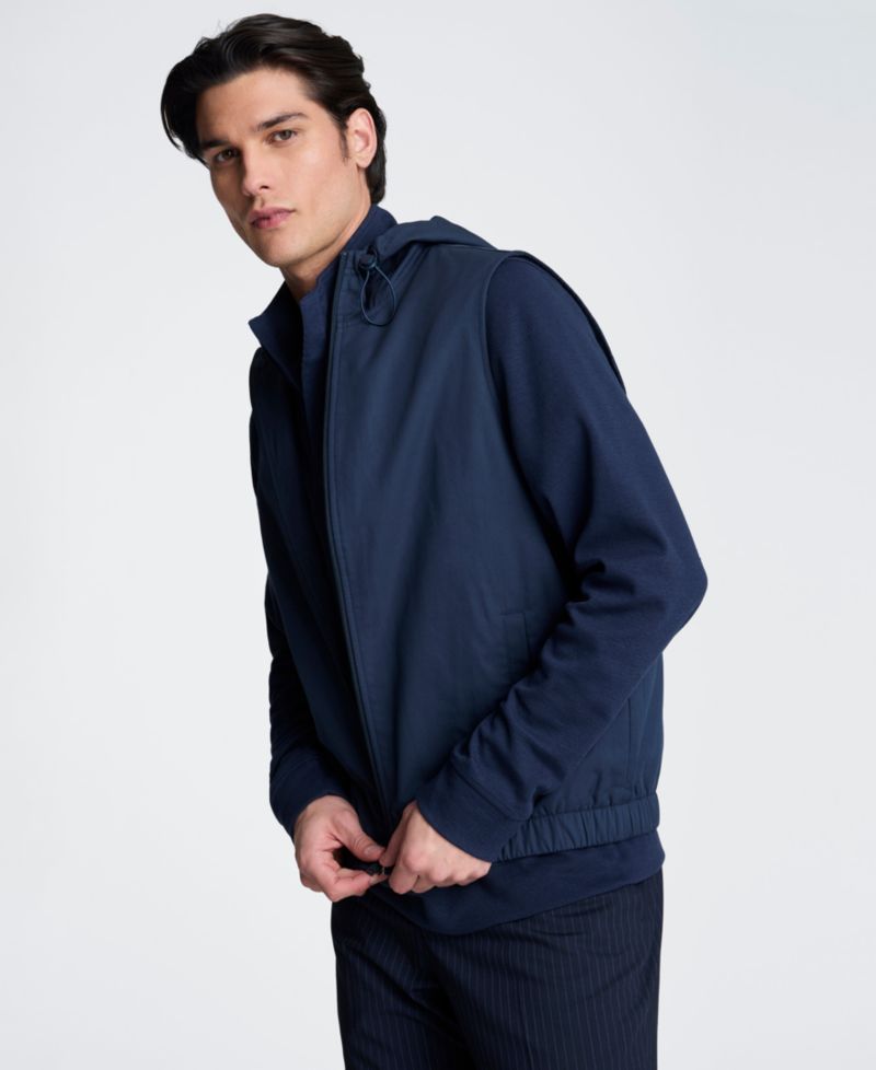 Men's Front Zip Hooded Jacket