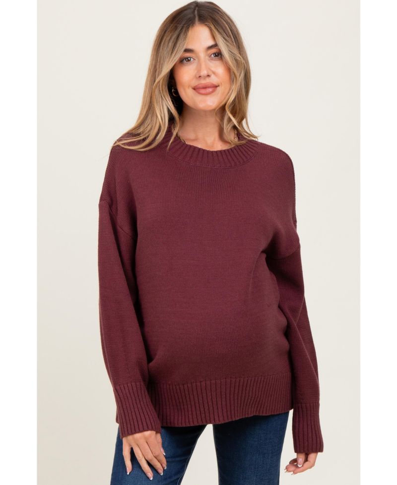 Women's Cream Drop Shoulder Oversized Sweater