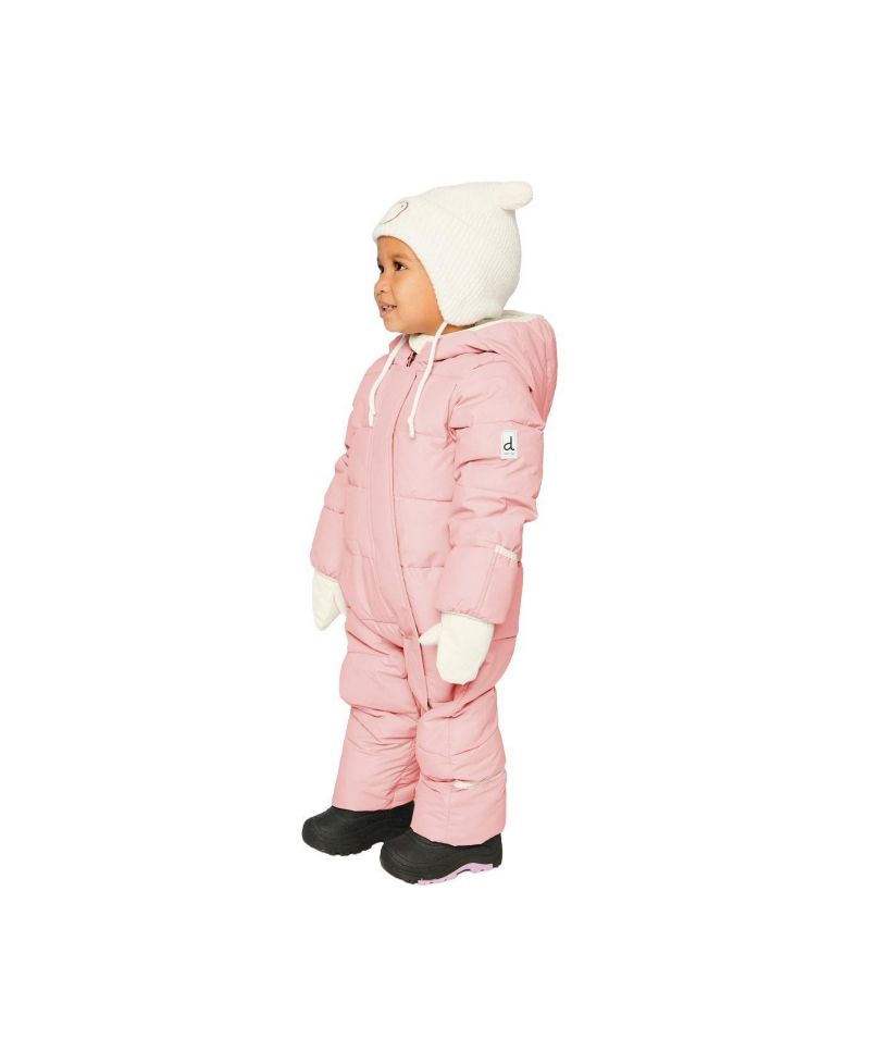 Baby Girls ( 3M to 24M ) Cloud One Piece Snowsuit Adapted for Car Seats Pale Dusty