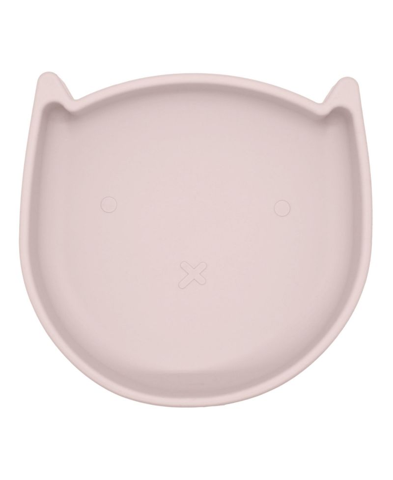 Silicone Suction Plate, Unbreakable, Microwave, Oven Safe, Kitty