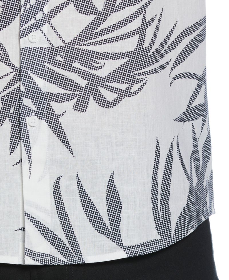 Men's Textured Fern Print Shirt