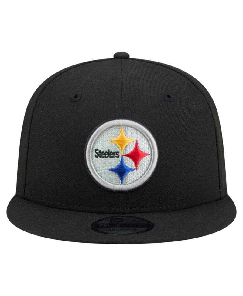 Men's Black Pittsburgh Steelers 9FIFTY Snapback Hat