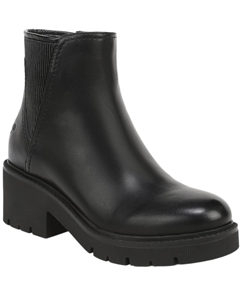 Women's Janet Round Toe Zipper Booties