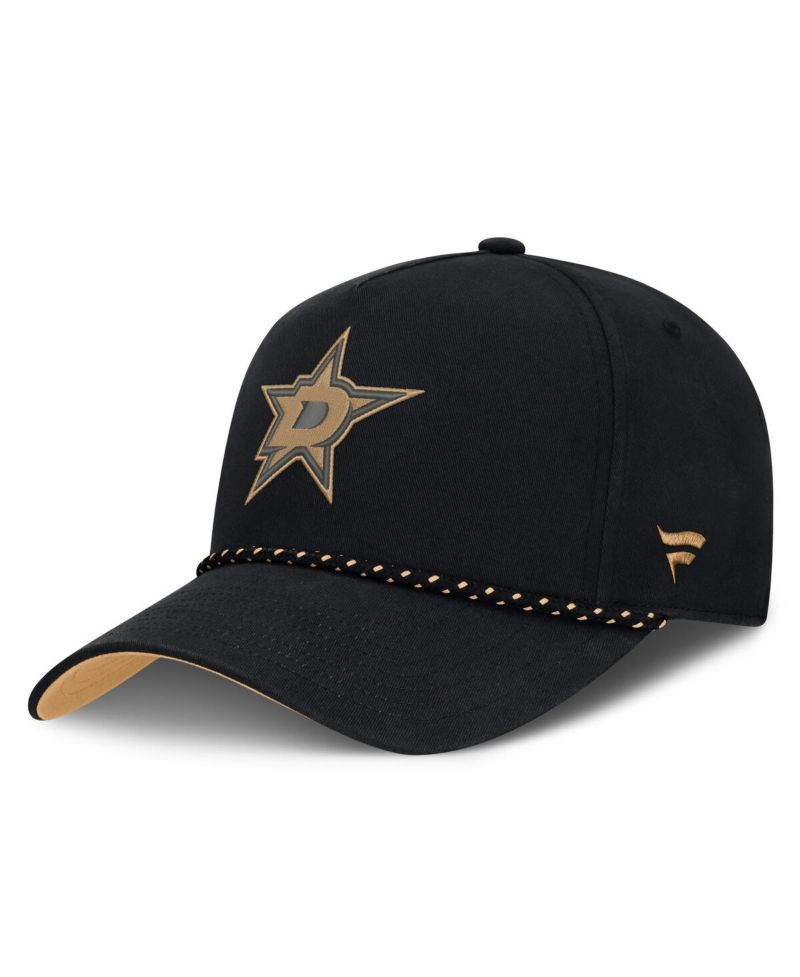 Men's Black Dallas Stars Military Appreciation Authentic Pro A-Frame Adjustable Hat