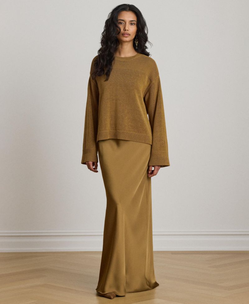 Women's Crewneck Long-Sleeve Sweater