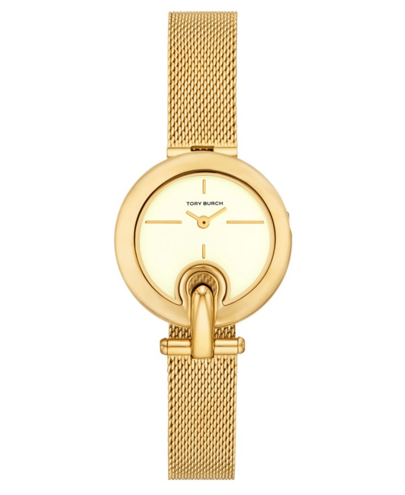 Women's The Pierced Small Quartz Two-Hand Gold Stainless Steel, 30mm