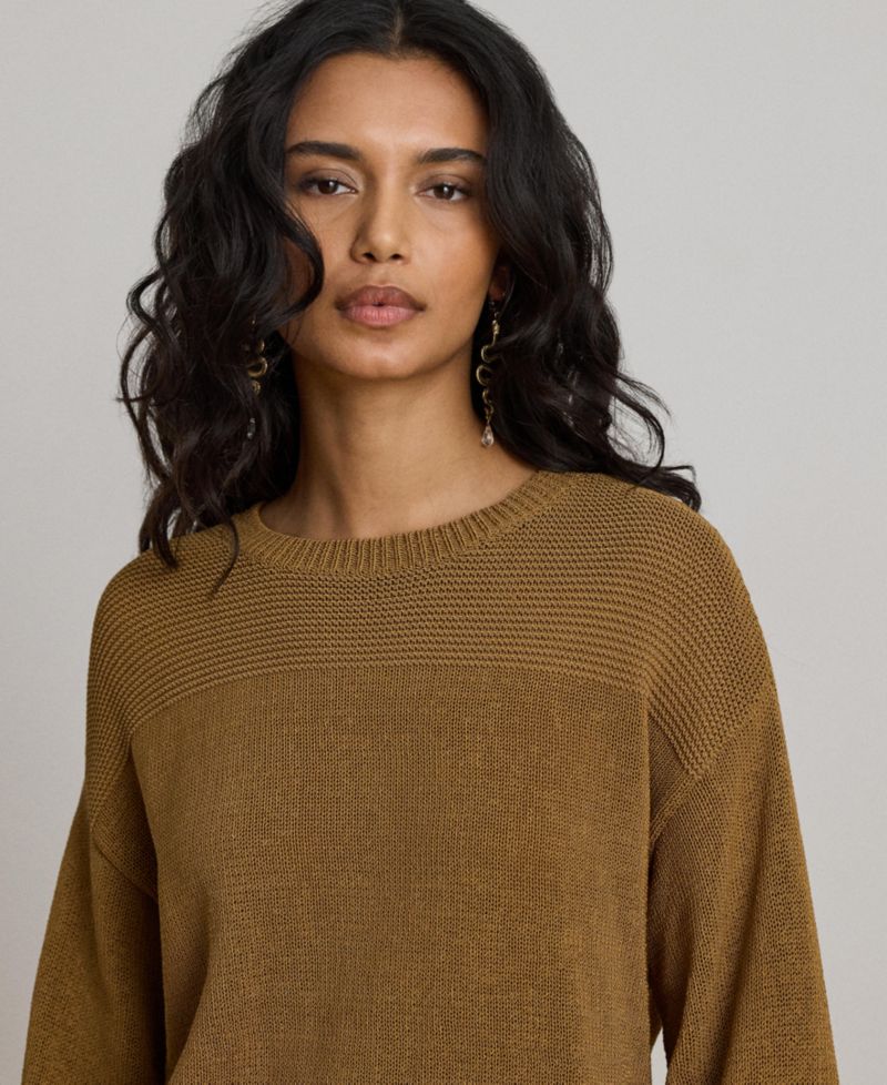 Women's Crewneck Long-Sleeve Sweater