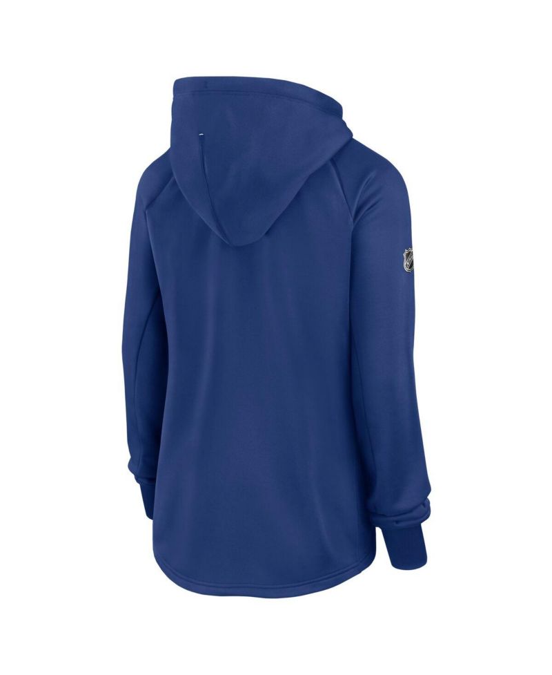 Women's Blue Toronto Maple Leaf's Authentic Pro Rink Fleece Full-Zip Jacket