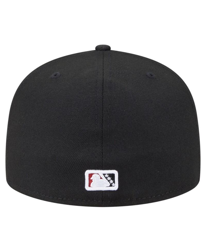 Men's Black/Red Sacramento River Cats Authentic Collection 59FIFTY Fitted Hat